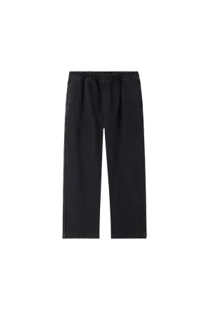 DENIM EASY PANTS - FADED BLACK