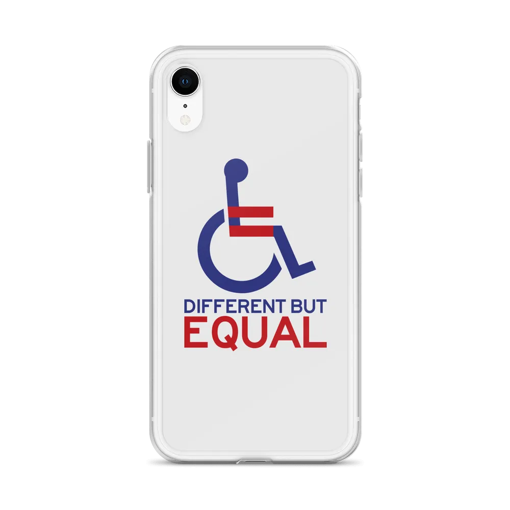 Different but Equal (Disability Equality Logo) iPhone Case