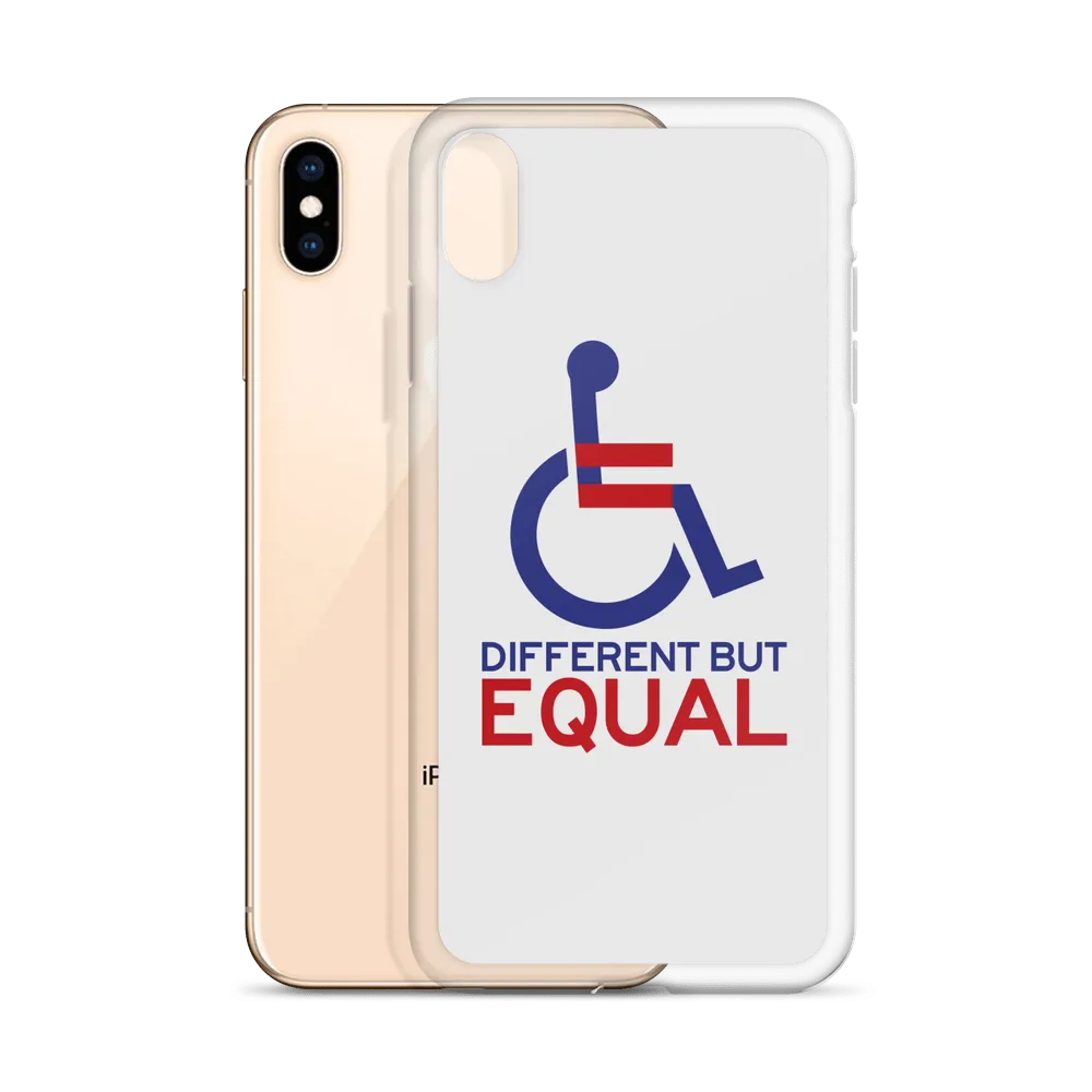 Different but Equal (Disability Equality Logo) iPhone Case