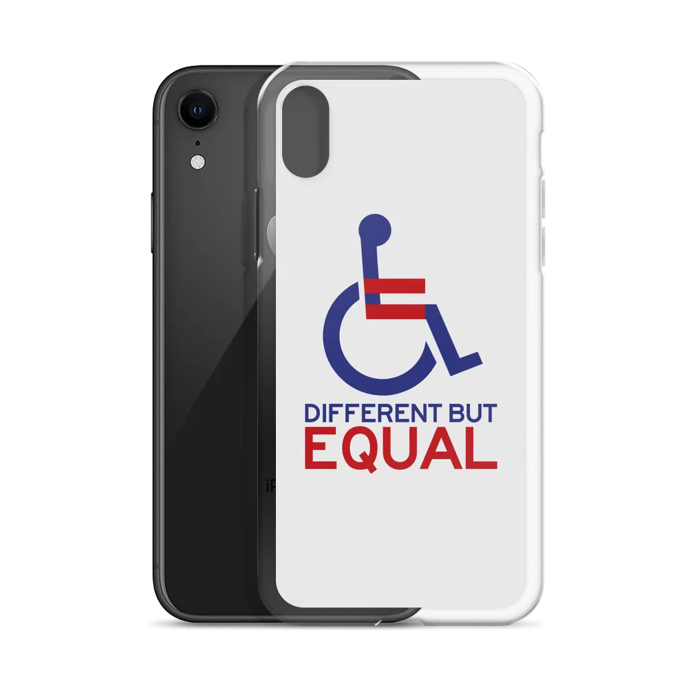 Different but Equal (Disability Equality Logo) iPhone Case