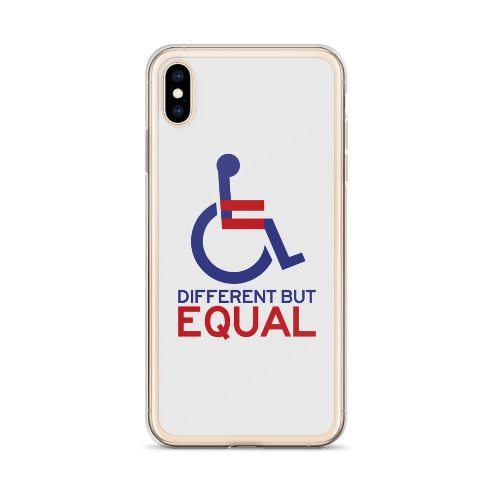 Different but Equal (Disability Equality Logo) iPhone Case