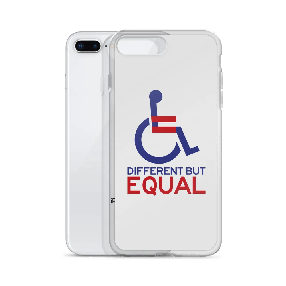 Different but Equal (Disability Equality Logo) iPhone Case