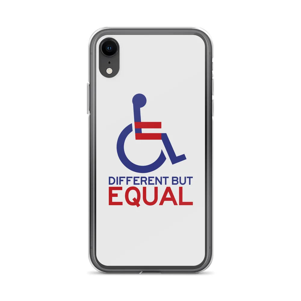 Different but Equal (Disability Equality Logo) iPhone Case