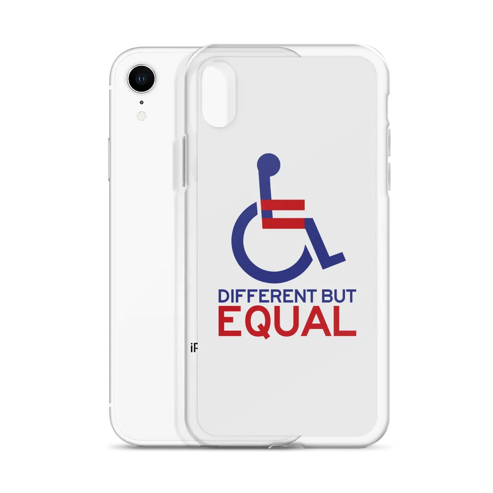 Different but Equal (Disability Equality Logo) iPhone Case