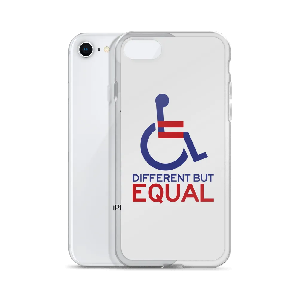 Different but Equal (Disability Equality Logo) iPhone Case