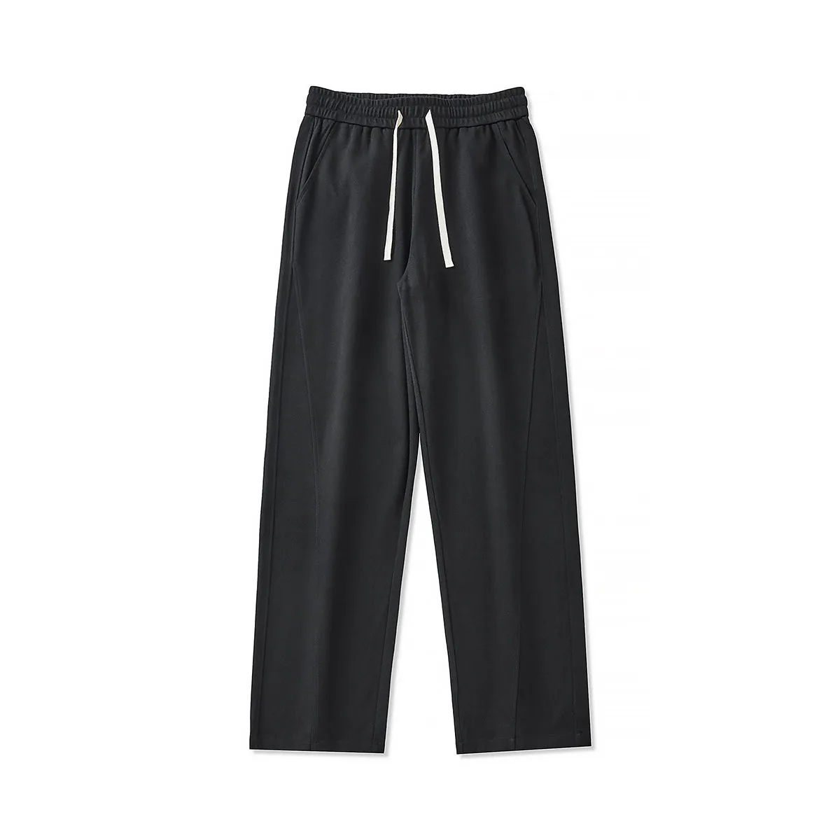 Drawstring Front Seam Relaxed Jogger
