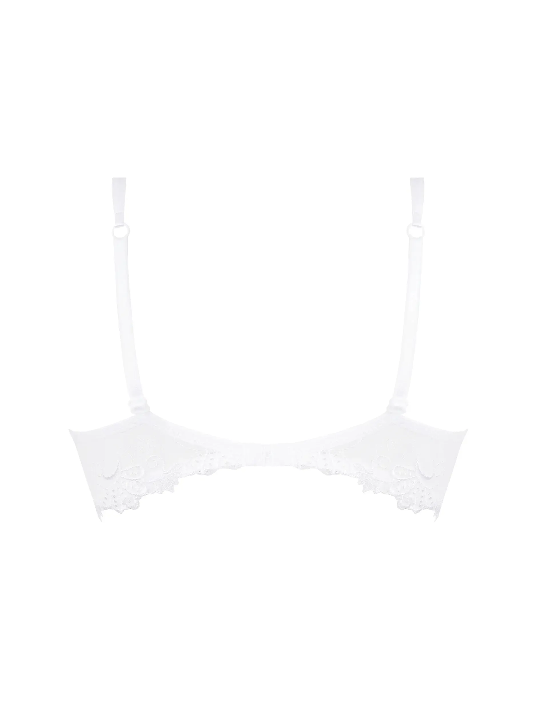 Dressing Floral Full Cup Bra In Blanc - Lise Charmel