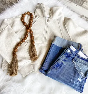 Druzy Half Zip