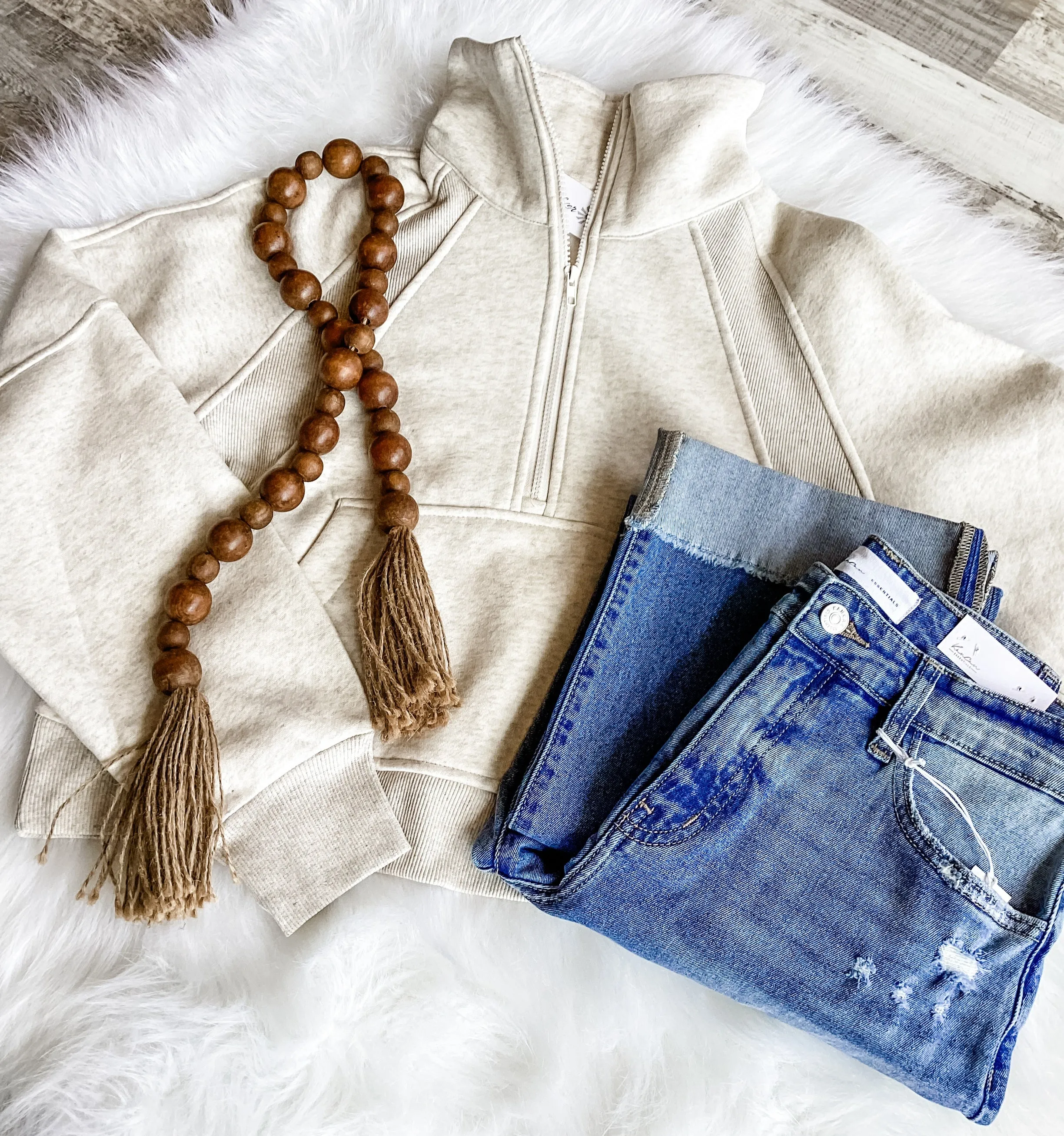 Druzy Half Zip