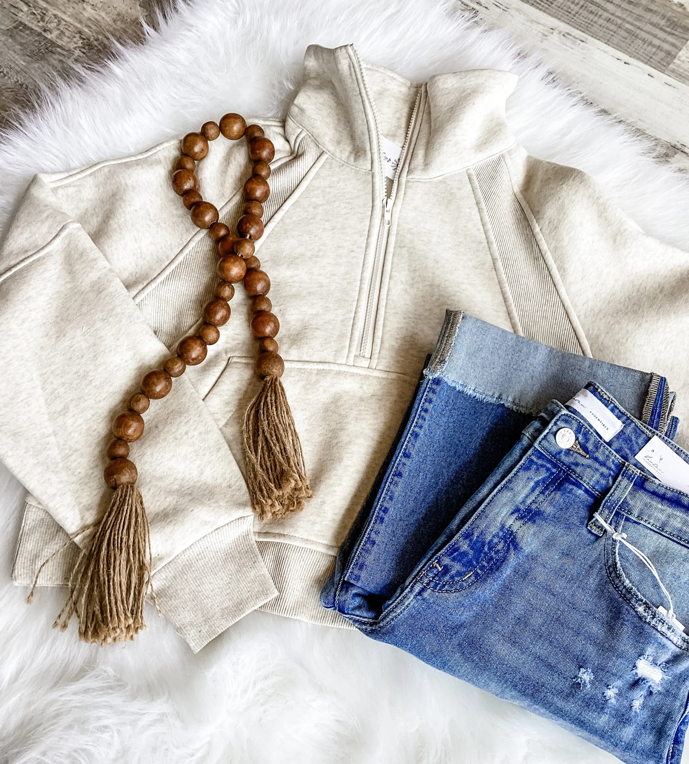 Druzy Half Zip