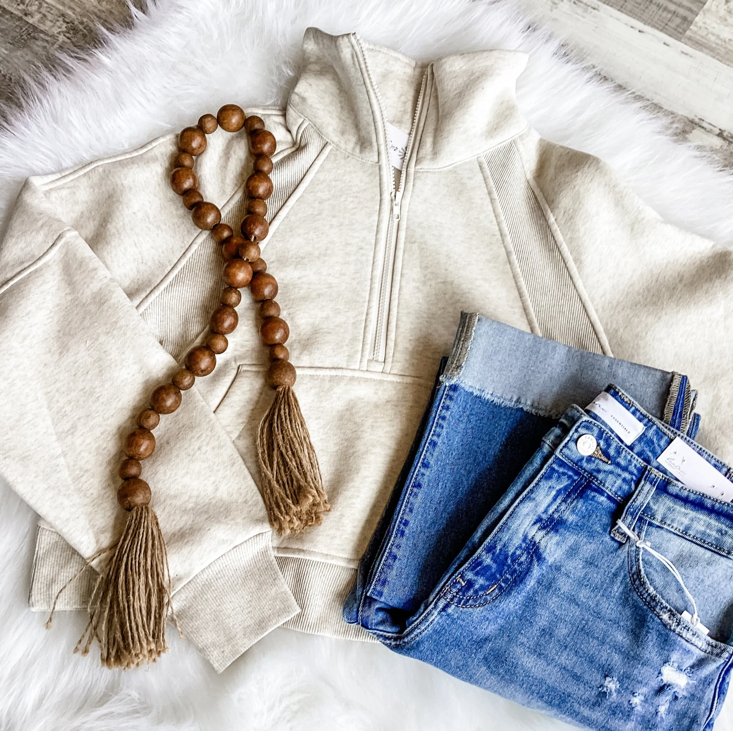 Druzy Half Zip