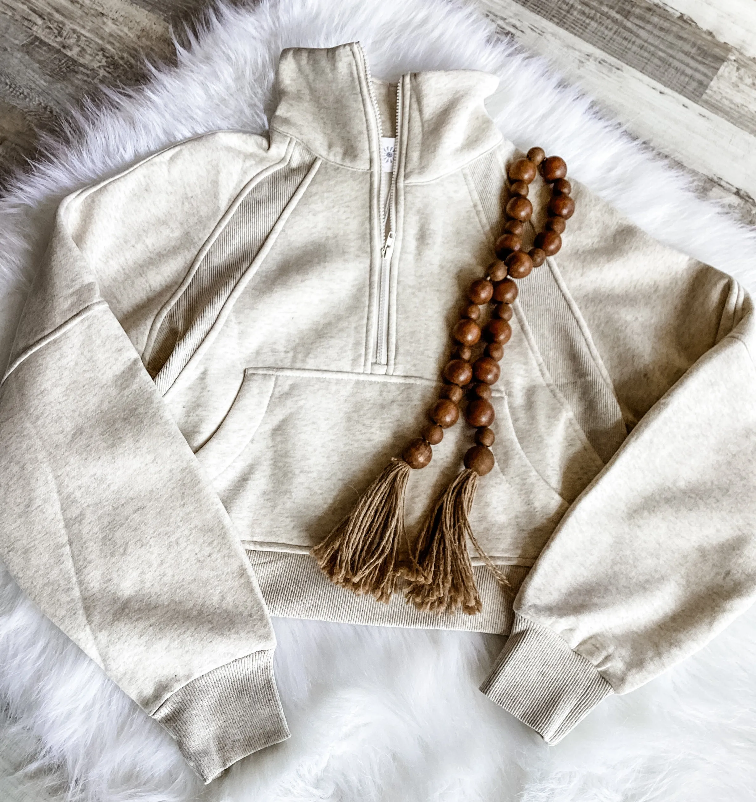 Druzy Half Zip