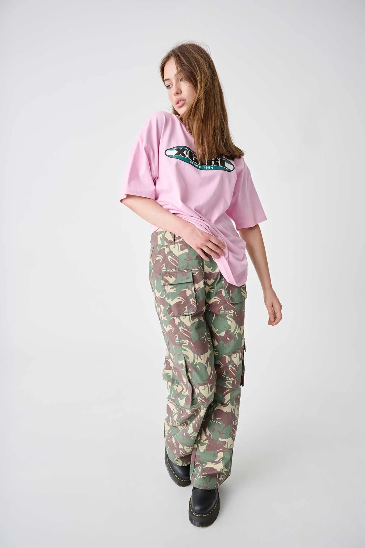 EASY CARGO PANT - Green Camo