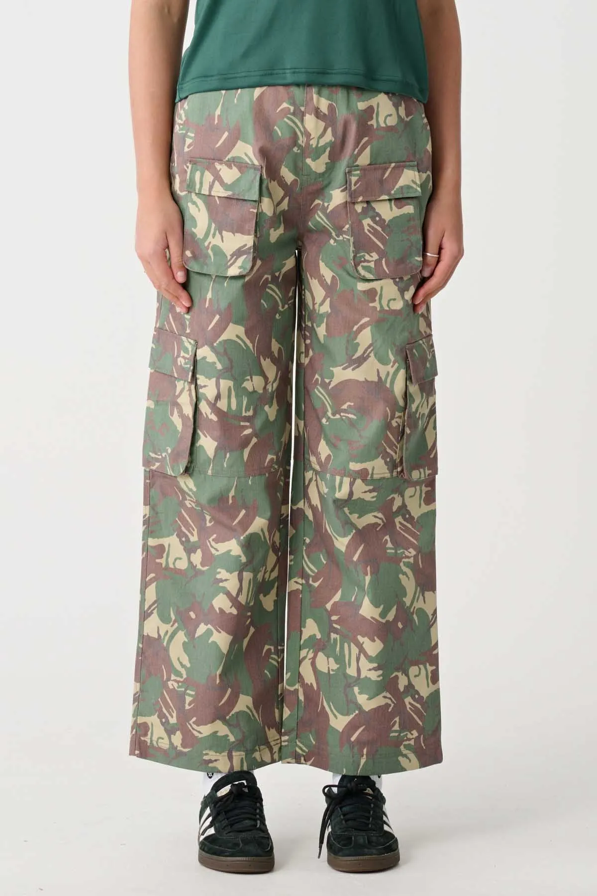 EASY CARGO PANT - Green Camo