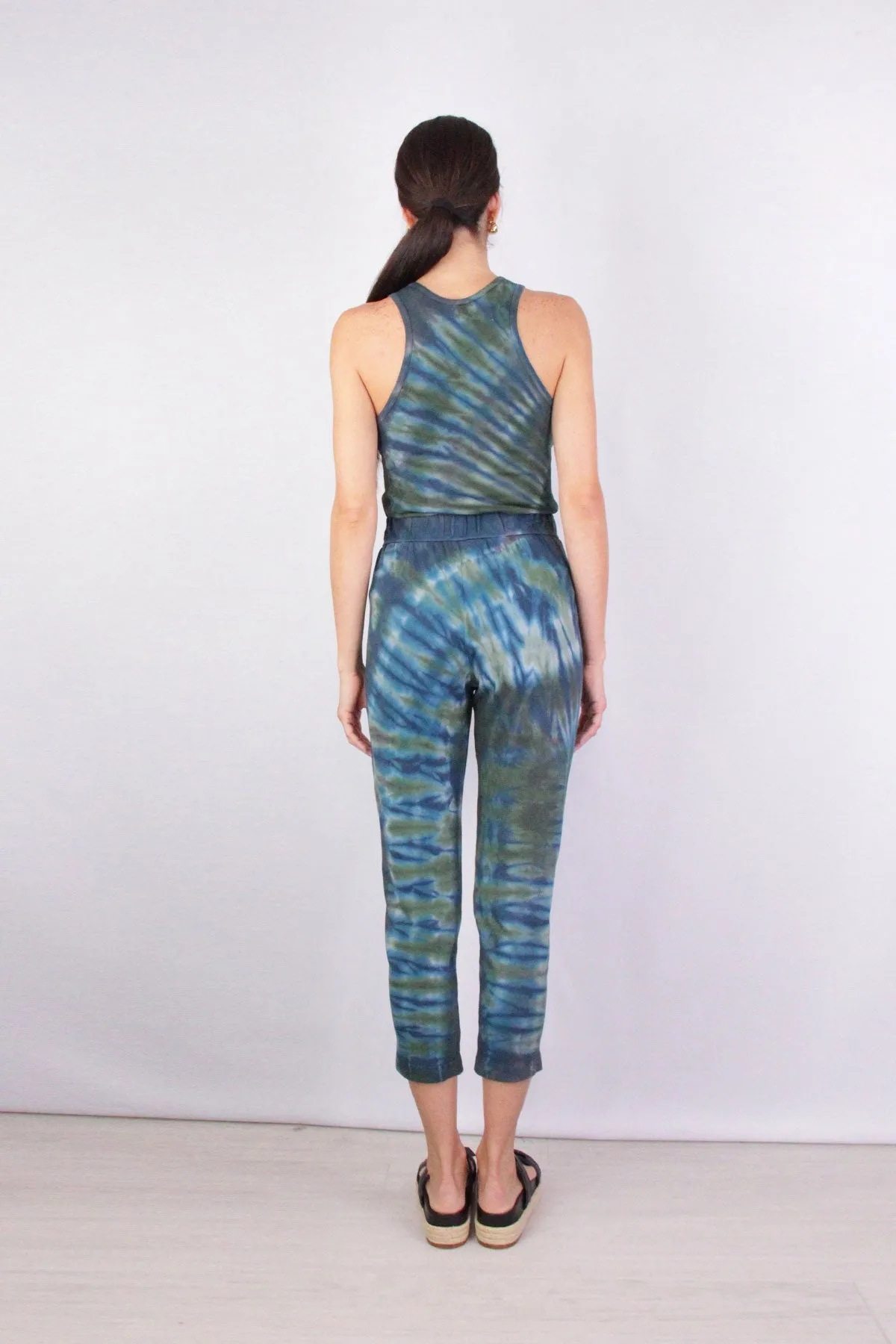 Easy Pant in Moss Aqua