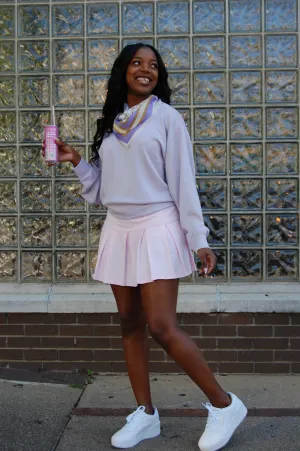 Elastic Knit Skort
