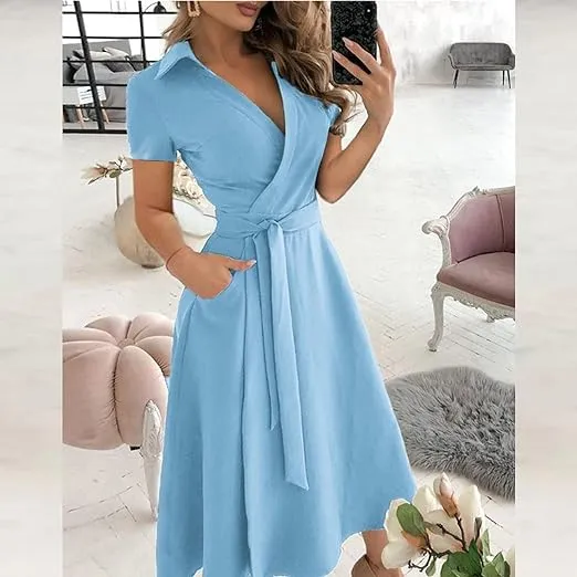 Eleanor - Fashionable long sleeve dress
