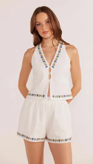 Elini Embroidered Shorts