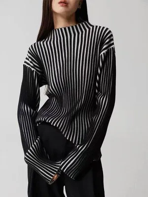 Elisa – Elegant Turtleneck Knit Sweater for Women