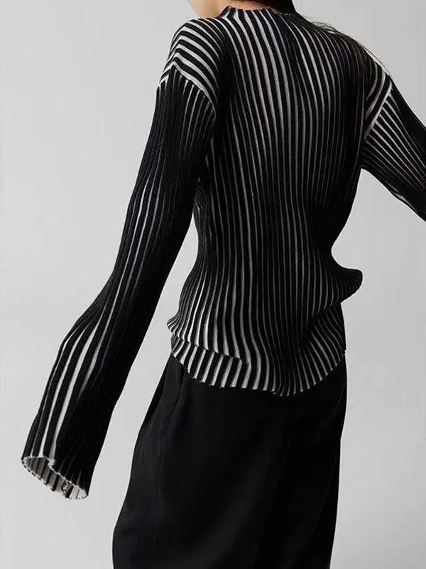 Elisa – Elegant Turtleneck Knit Sweater for Women