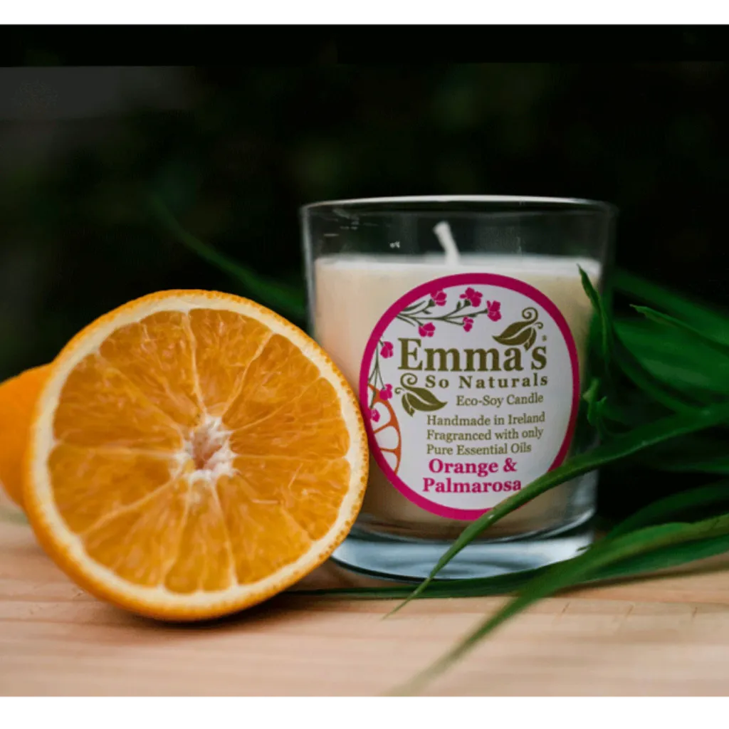 Emma's So Natural - Orange & Palmarosa Eco-soy Candle