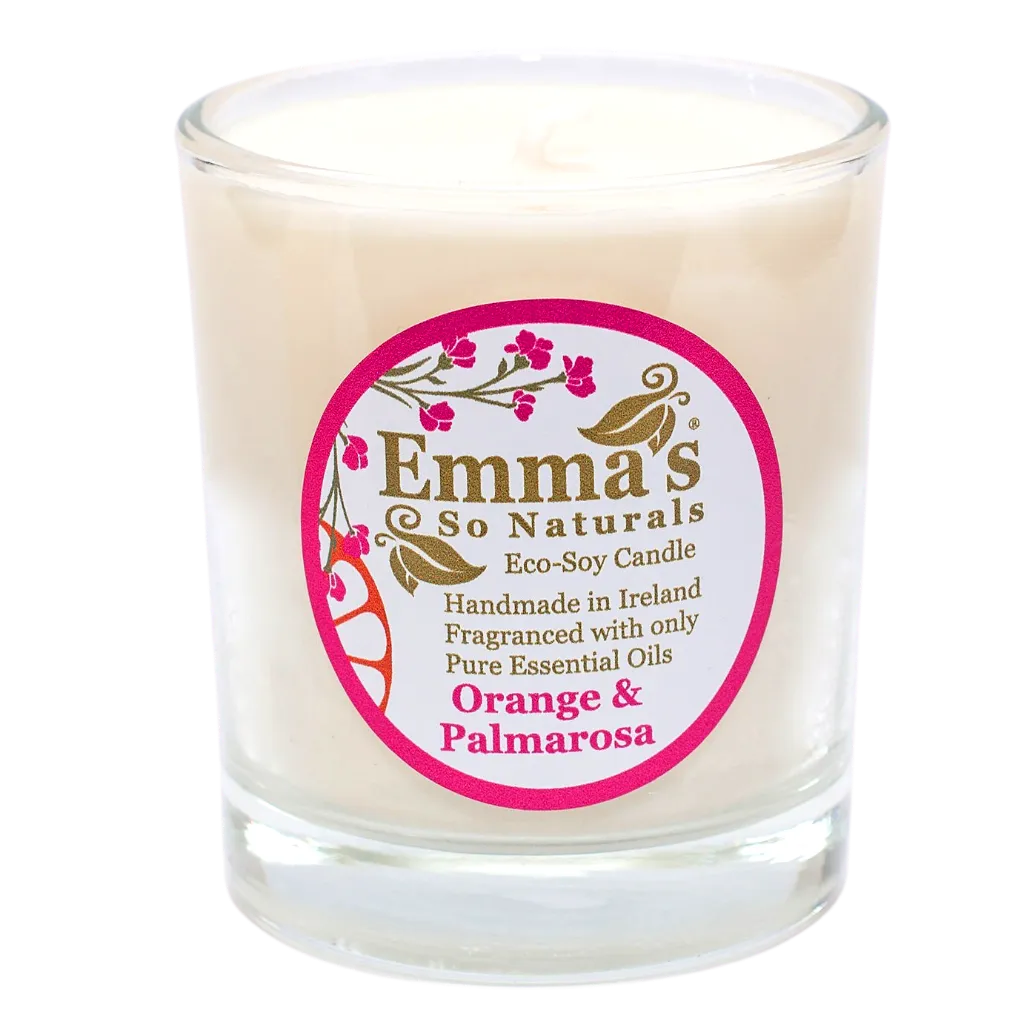 Emma's So Natural - Orange & Palmarosa Eco-soy Candle