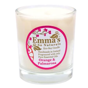 Emma's So Natural - Orange & Palmarosa Eco-soy Candle