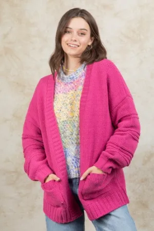 Exposed Seam Super Soft Woven Sweater