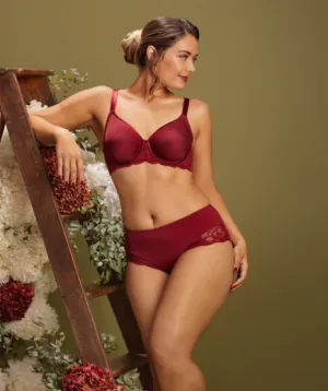Fayrefrom Lace Perfect Contour Bra - Biking Red