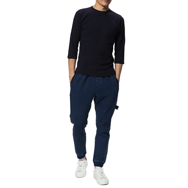feel so easy good things for relaxing | フィールソーイージーグッドシングスフォーリラクシング　Indigo Stretch Sweat Rib Pants