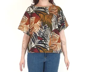 Fern print top fits size 12-14