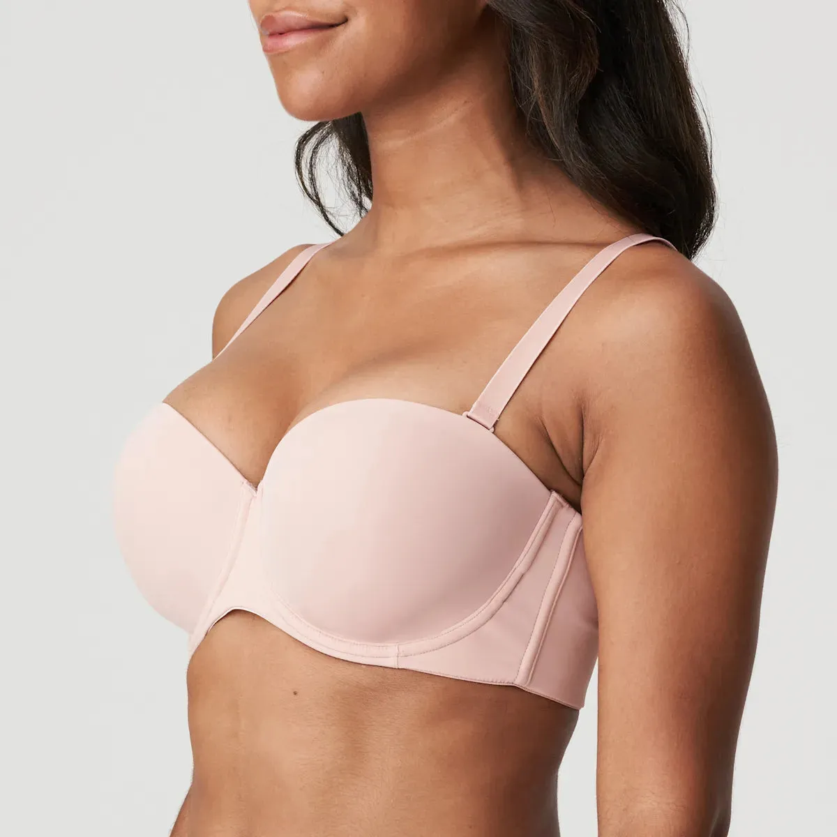 Figuras Padded Bra Strapless In Powder Rose - PrimaDonna
