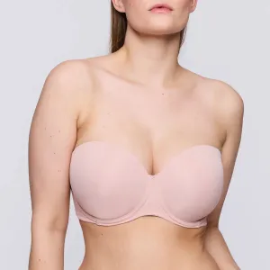 Figuras Padded Bra Strapless In Powder Rose - PrimaDonna