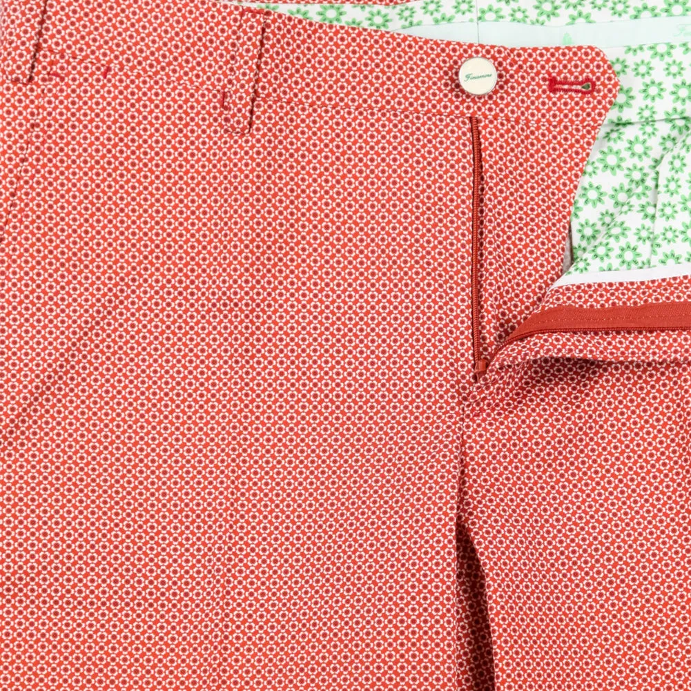 Finamore Napoli Orange Bermuda Shorts
