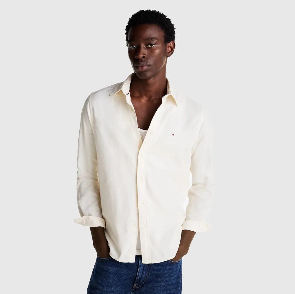 Flex Brushed Shirt - Ivory
