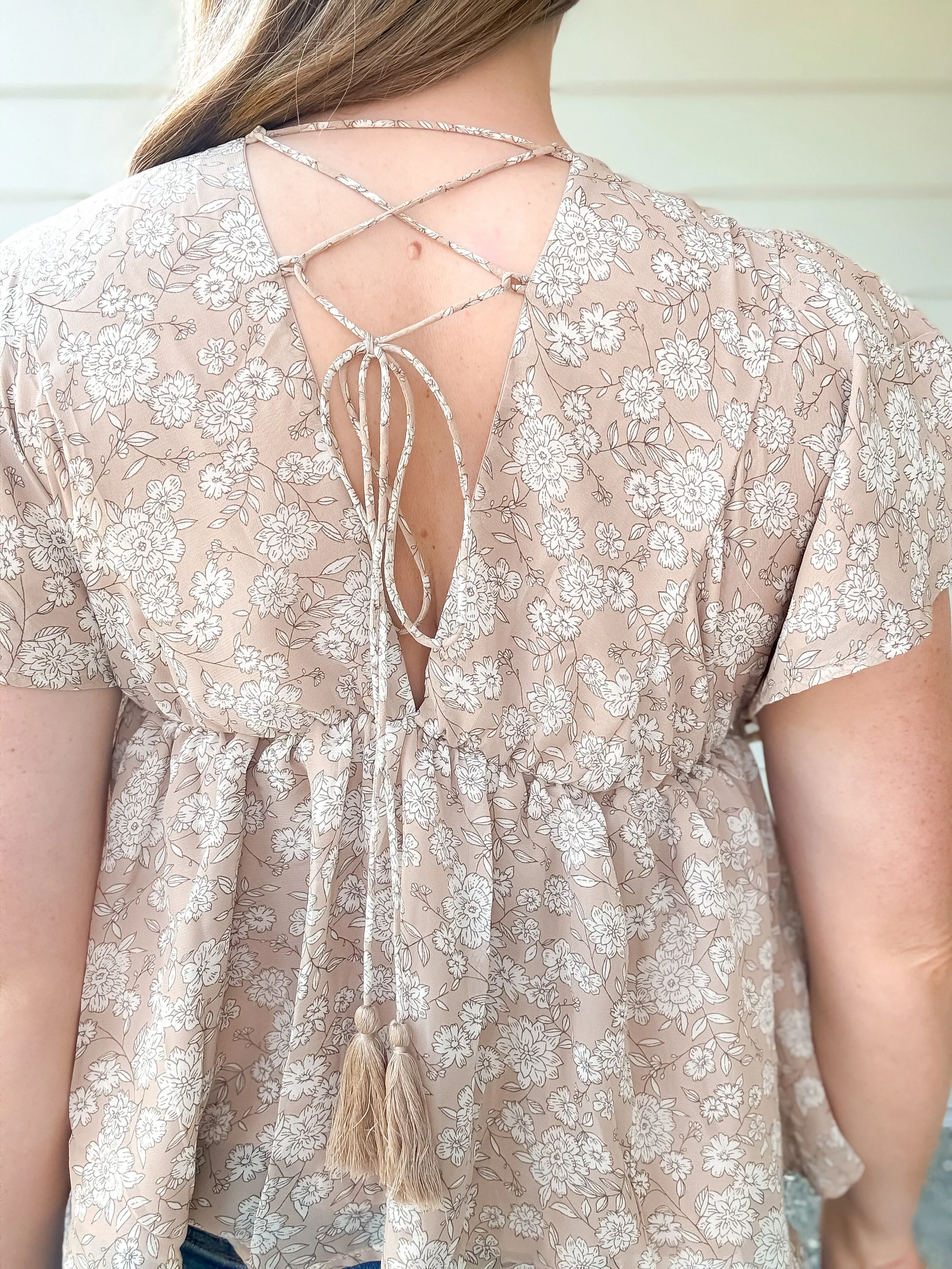 Flora Drape Blouse