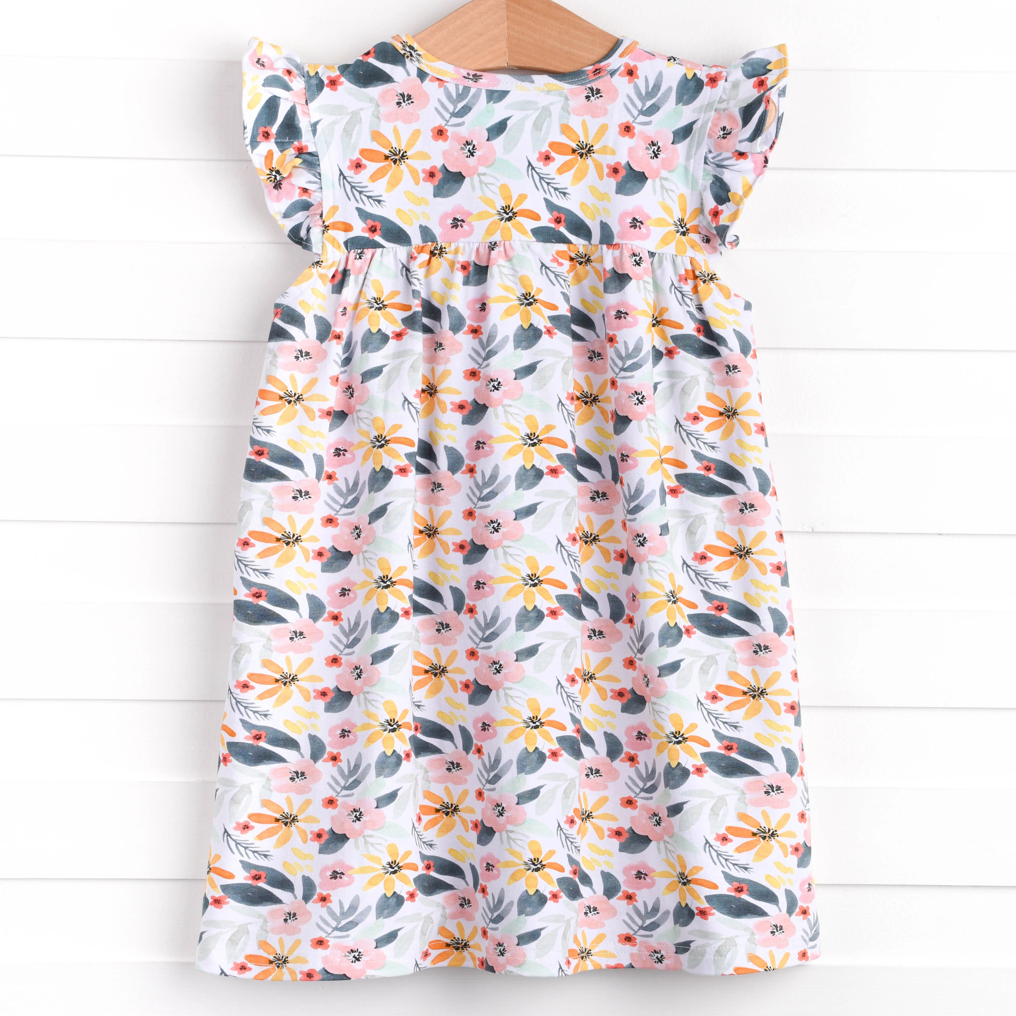Flower Child Dress, Navy