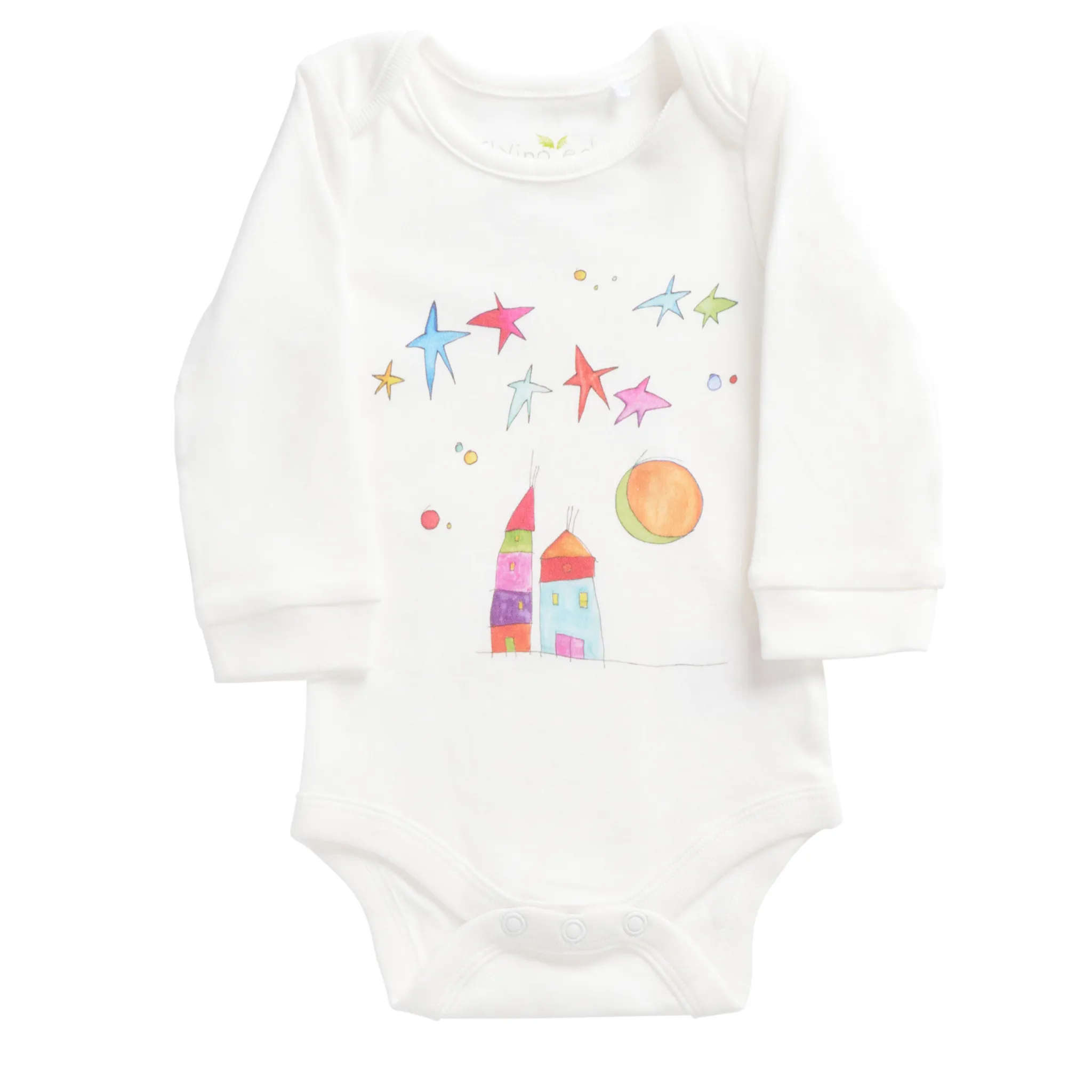 Flying Edna x From Babies with Love organic bodysuit