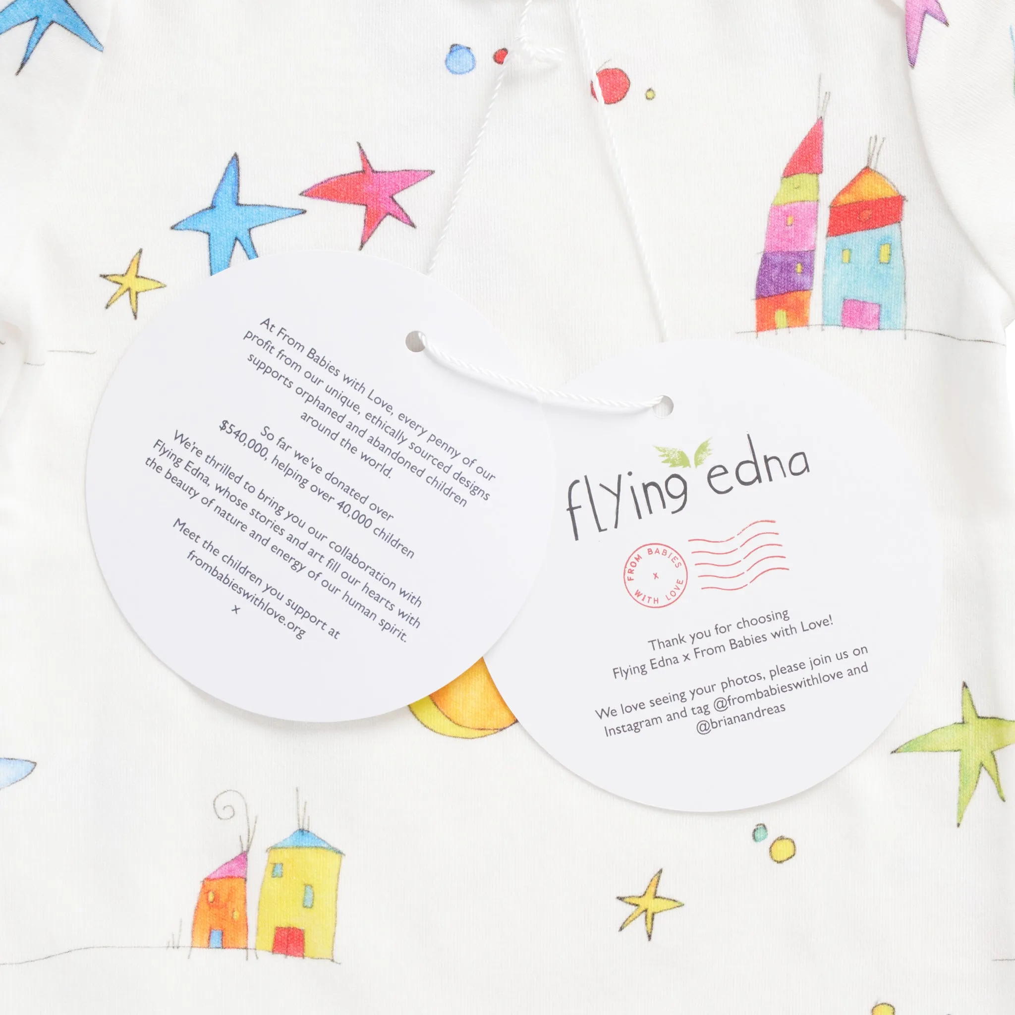 Flying Edna x From Babies with Love - Selena organic baby gift set