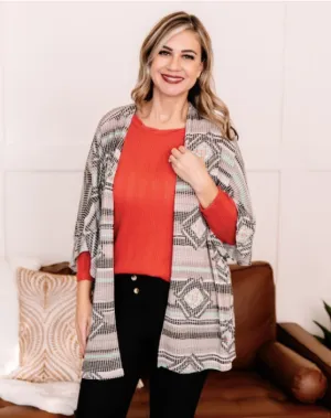 FOUND MY TRIBE CARDIGAN- in store