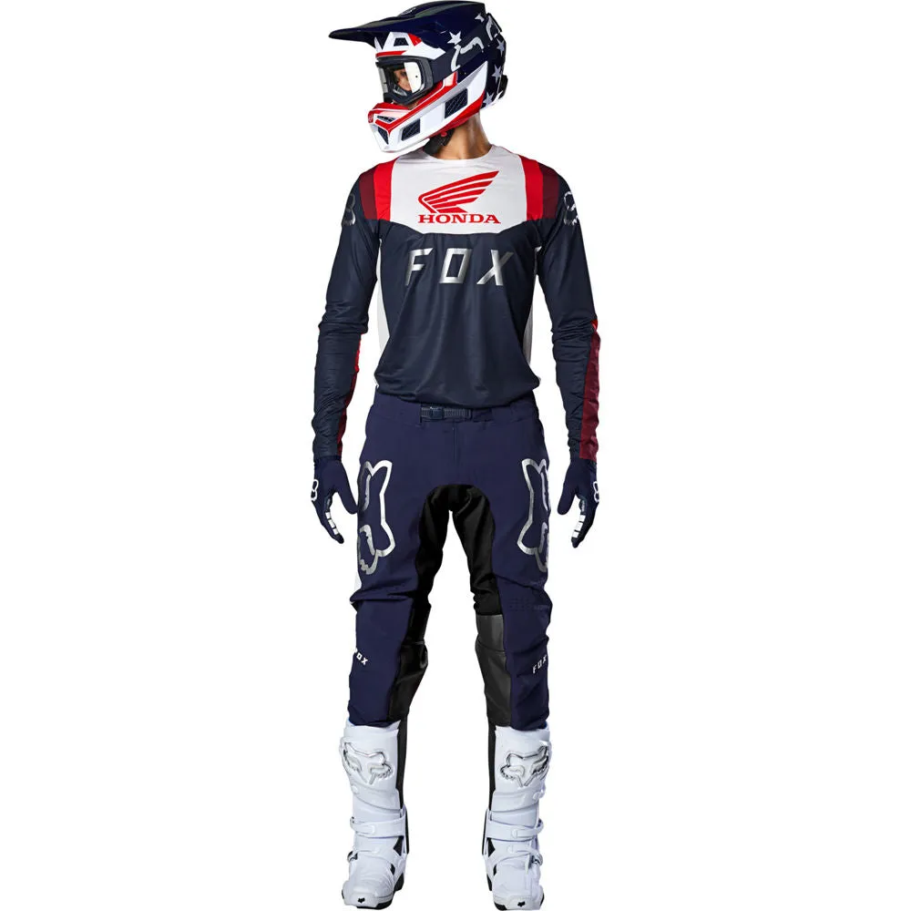 FOX FLEXAIR HONDA PANTS [NAVY/RED]