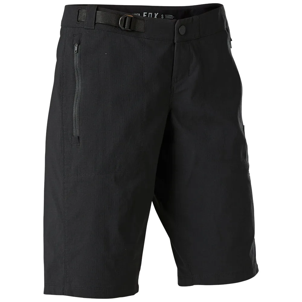 FOX WOMENS RANGER SHORTS WITH LINER [BLACK]