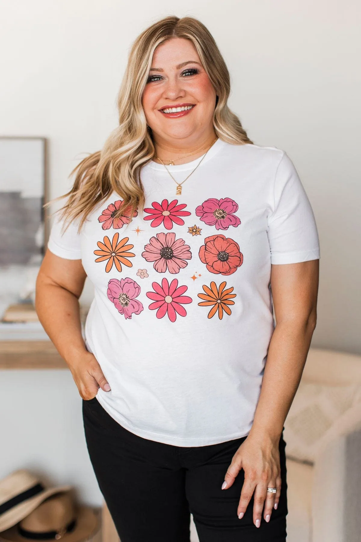 Fresh For Summer Graphic Tee- White
