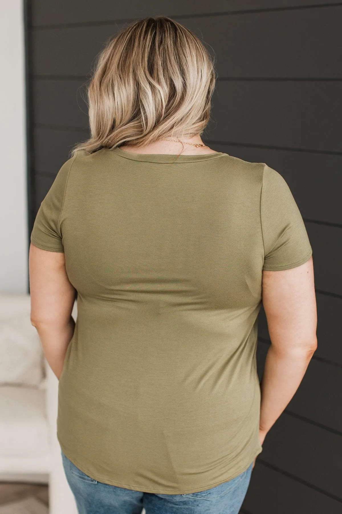 Fresh On The Scene Top- Olive
