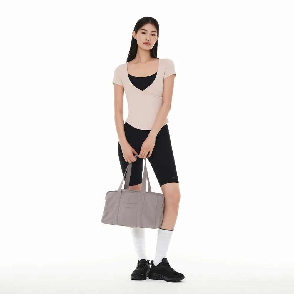 Fresh Ribbed Wrap Short Sleeve