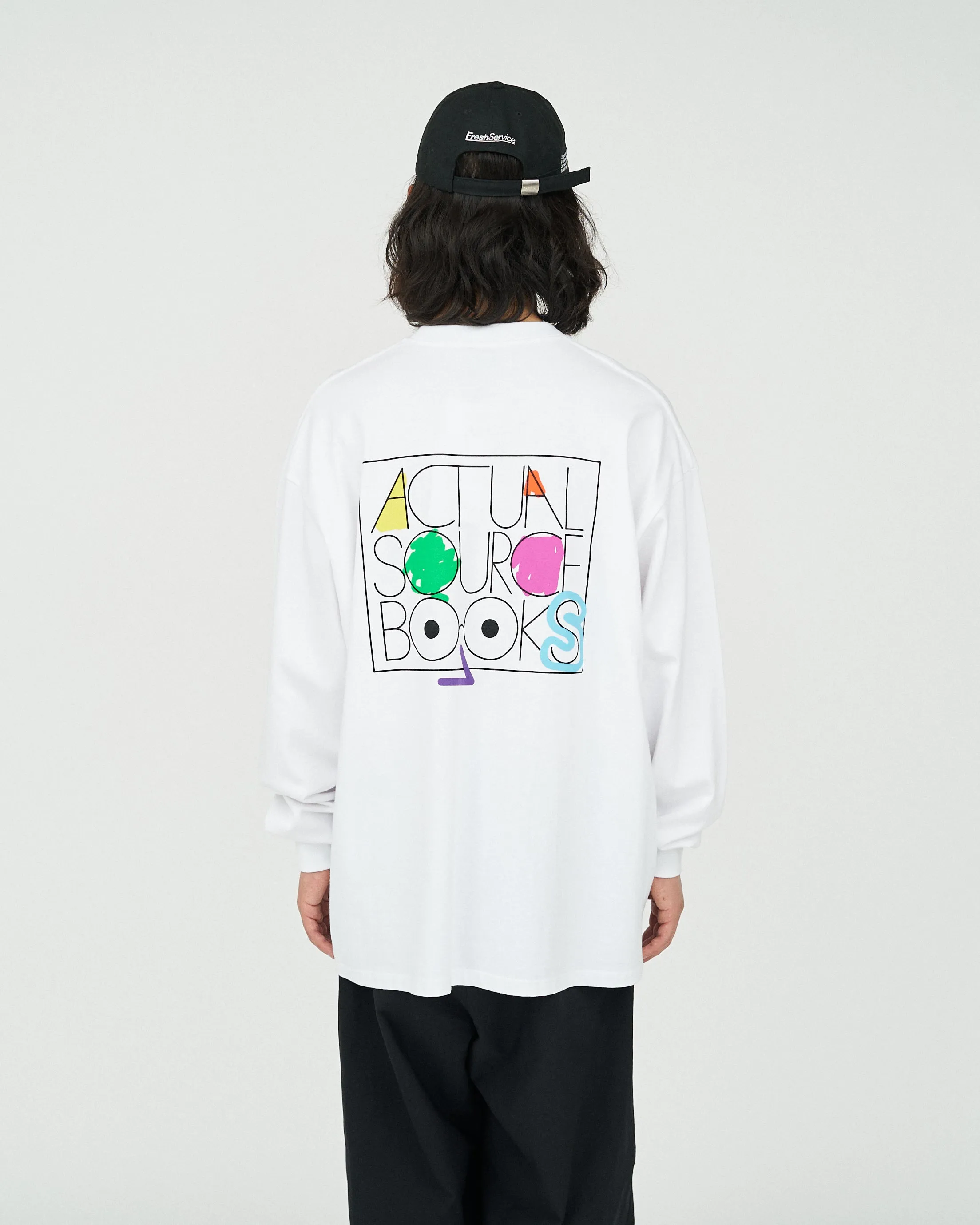 Fresh Service / AS×FS CORPORATE L/S TEE “PLAYFUL” - WHITE