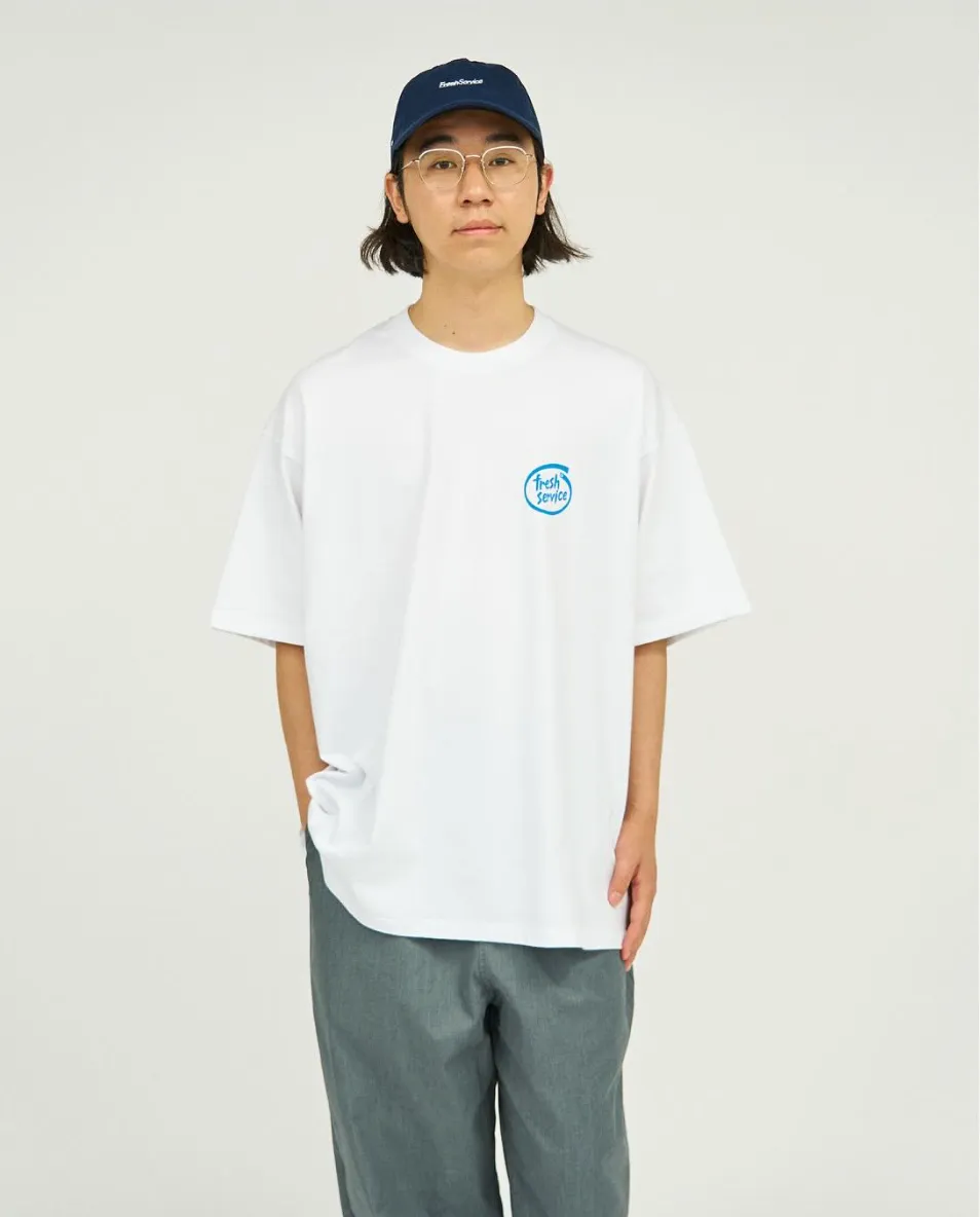 Fresh Service / CORPORATE PRINTED S/S TEE "FS inside - Blue