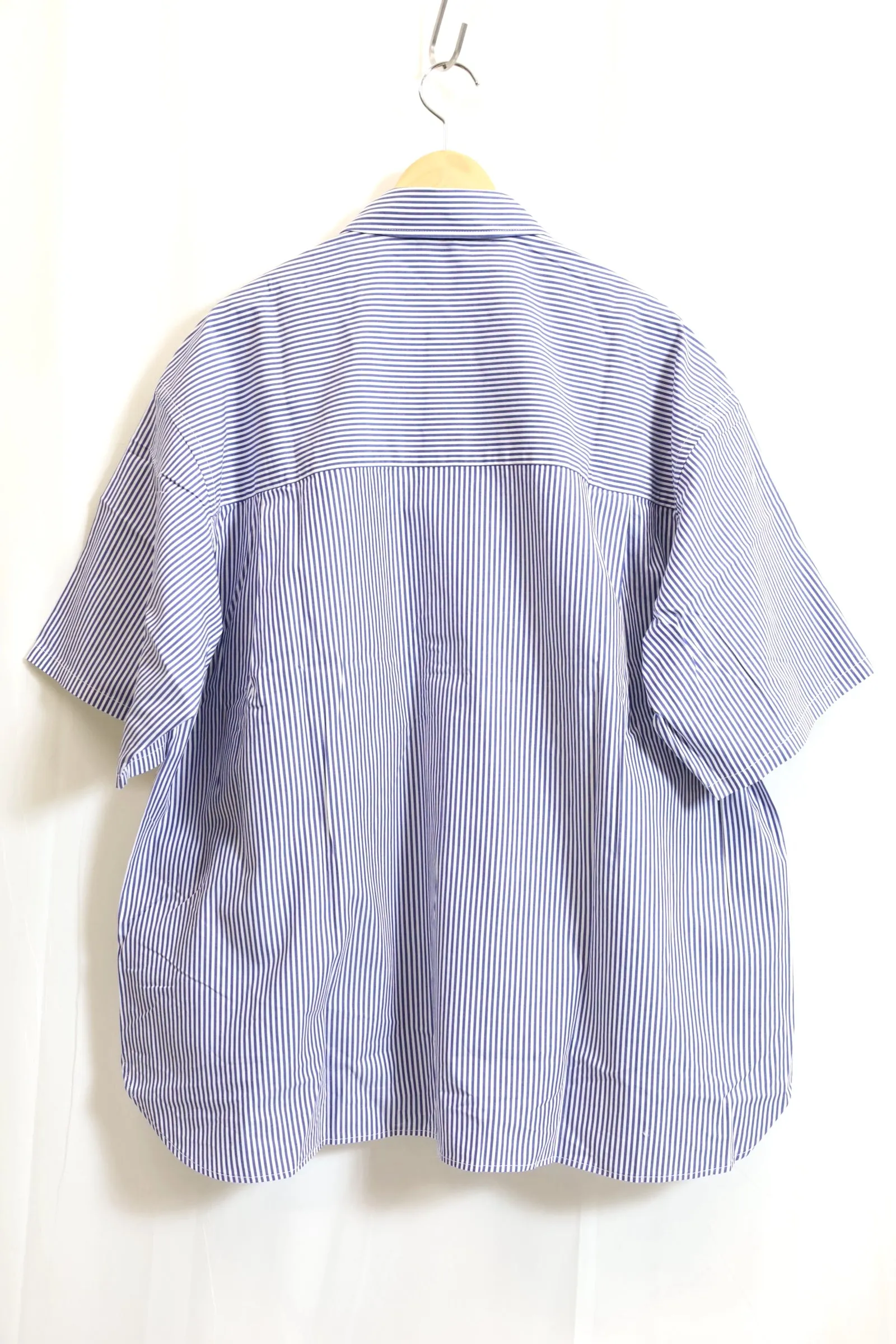 Fresh Service / CORPORATE UNIFORM S/S SHIRT - Blue Stripe
