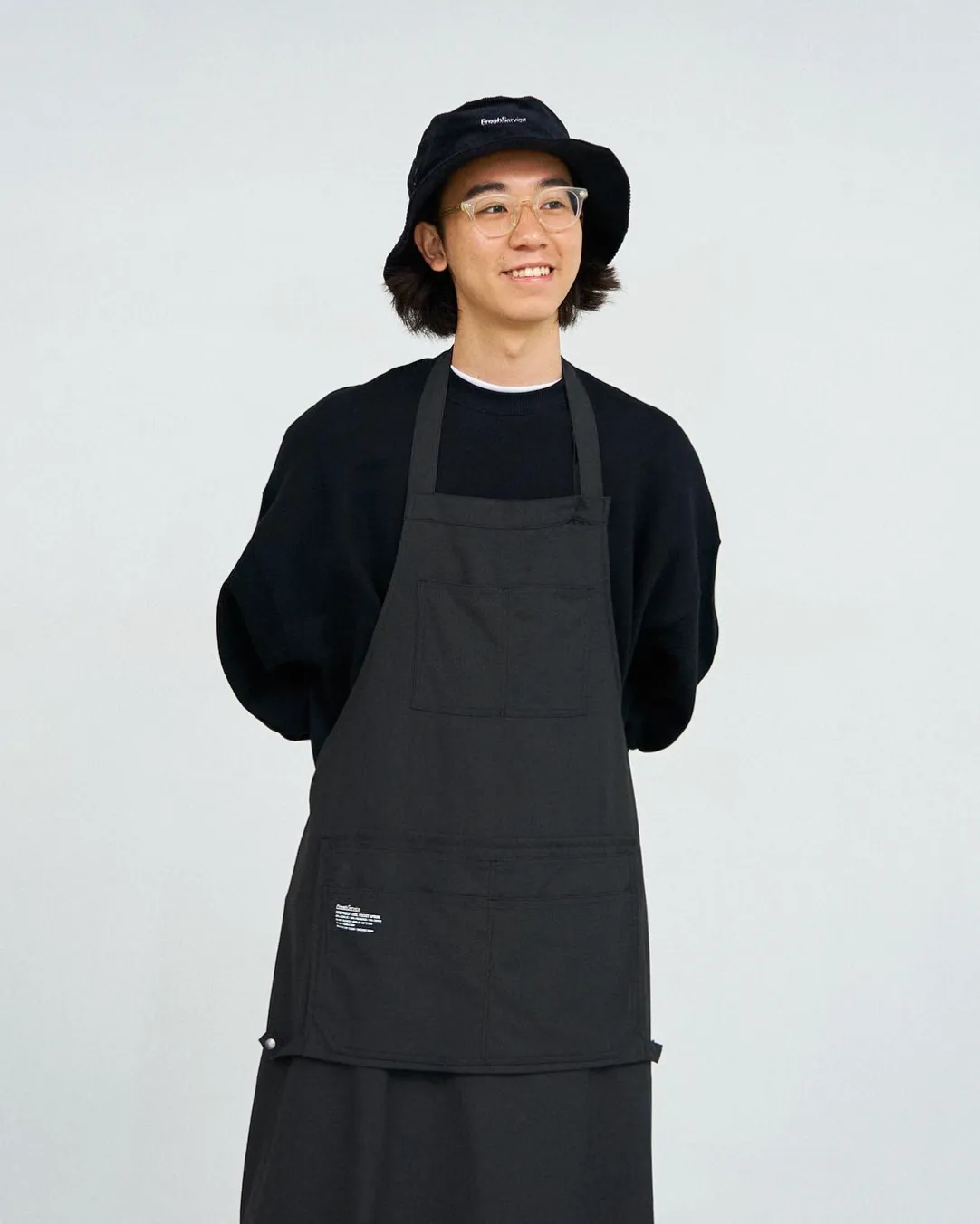 Fresh Service / FIREPROOF TOOL POCKET APRON - Black