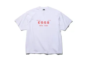 Fresh Service /  FS PRINTED TEE ”EGGS”-RED PRINT